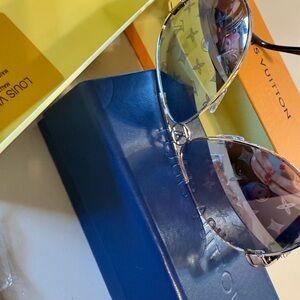 Louis Vuitton Silver Sunglasses